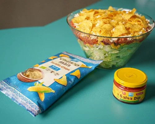 Taco-Schichtsalat - perfekt zum Teilen
