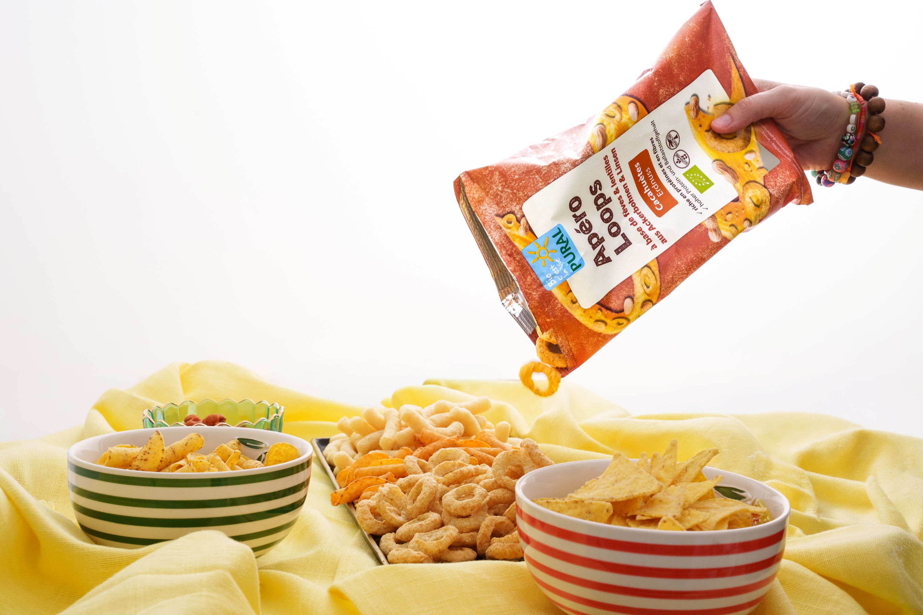 Nouveau chez Pural : Apéro Loops – le snack bio croustillant à base de fèves et de lentilles