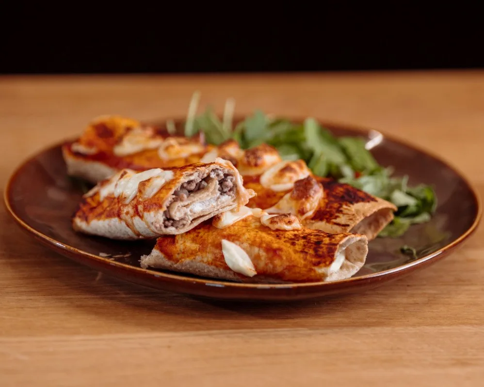 Lasagna-Rolls avec des wraps à l'épeautre
