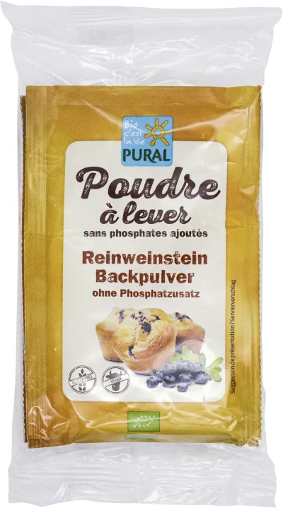 Poudre à lever sans phosphates