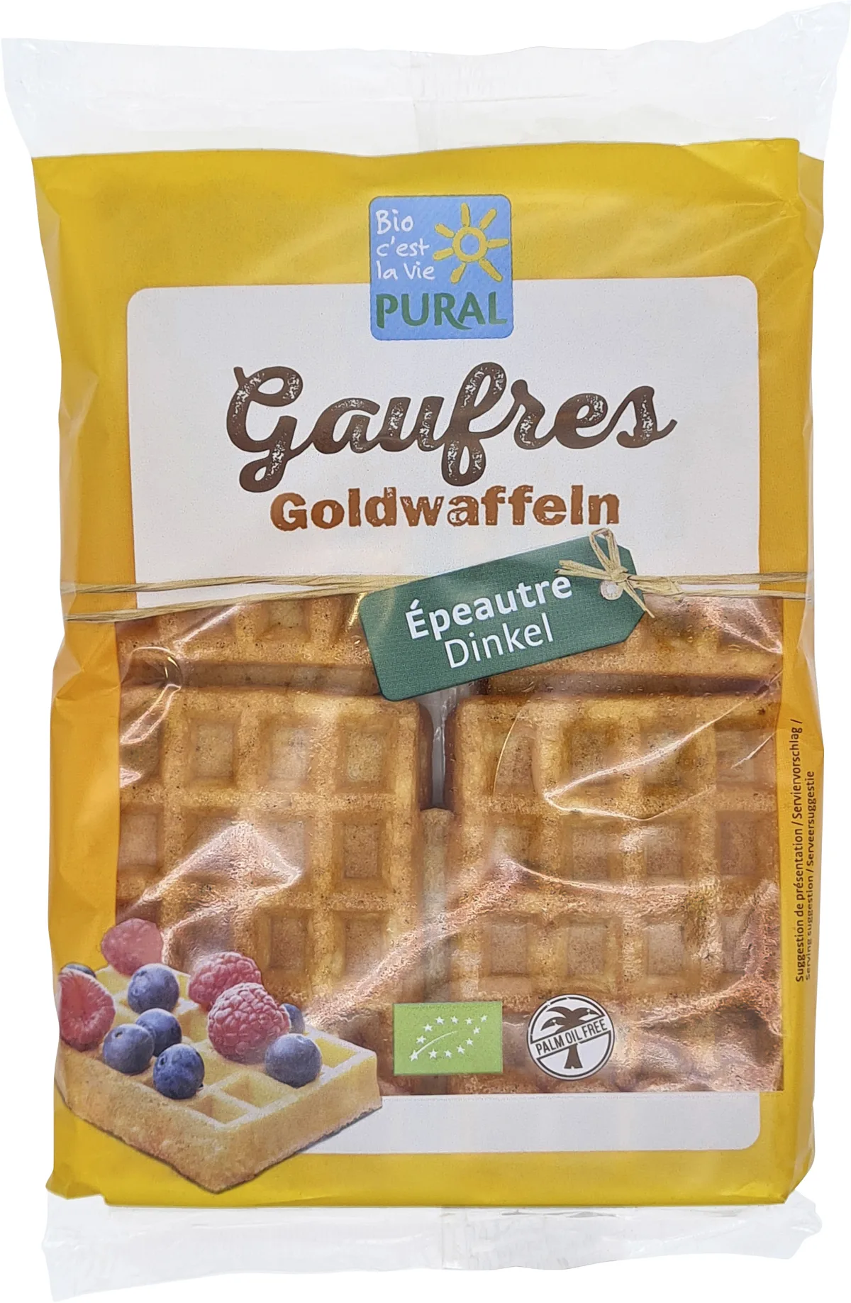 Gaufres à l'épeautre et aux oeufs