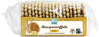 Knusperwaffeln mit Butter