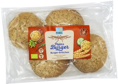 Pains burger au sésame 4x60g