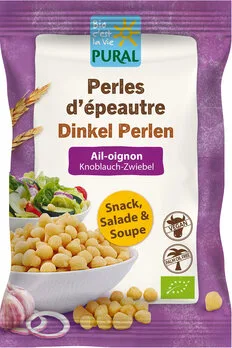 Dinkel Perlen Knoblauch Zwiebel