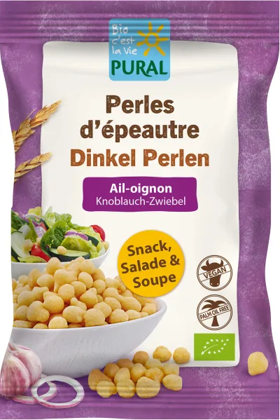 Perles d'épeautre ail oignon