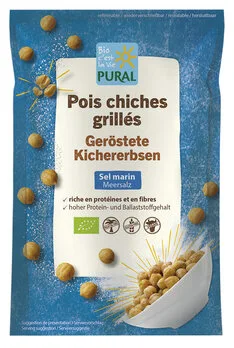 Geröstete Kichererbsen Meersalz