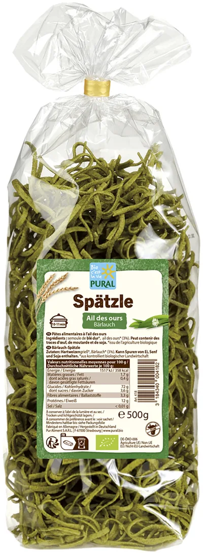 Spätzle ail des ours