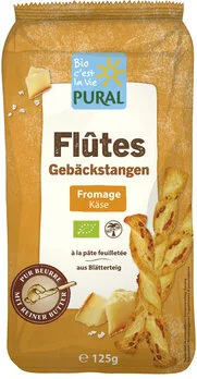 Flûtes mit Käse