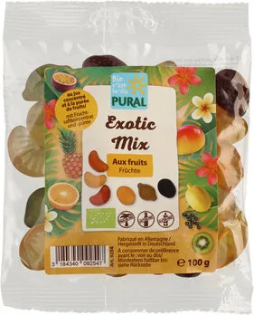 Exotic Mix Fruchtgummi mit Gelatine