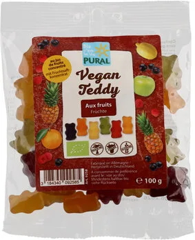 Vegan Teddy Fruchtgummi ohne Gelatine