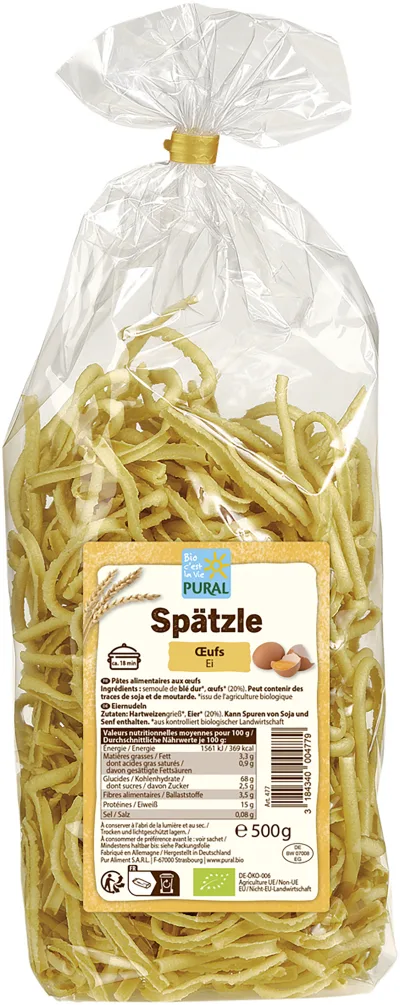 Spätzle aux oeufs