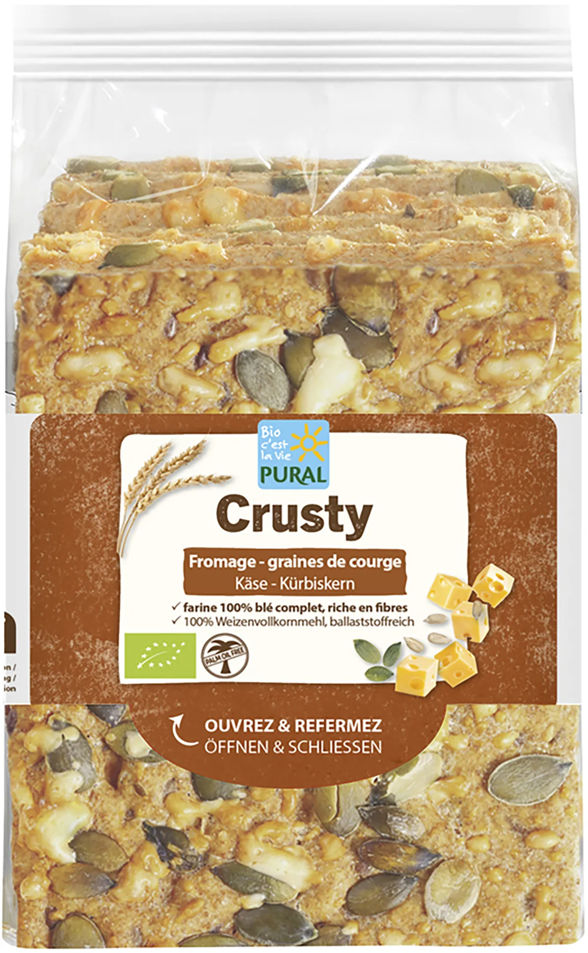 Crusty Fromage-graines de courge