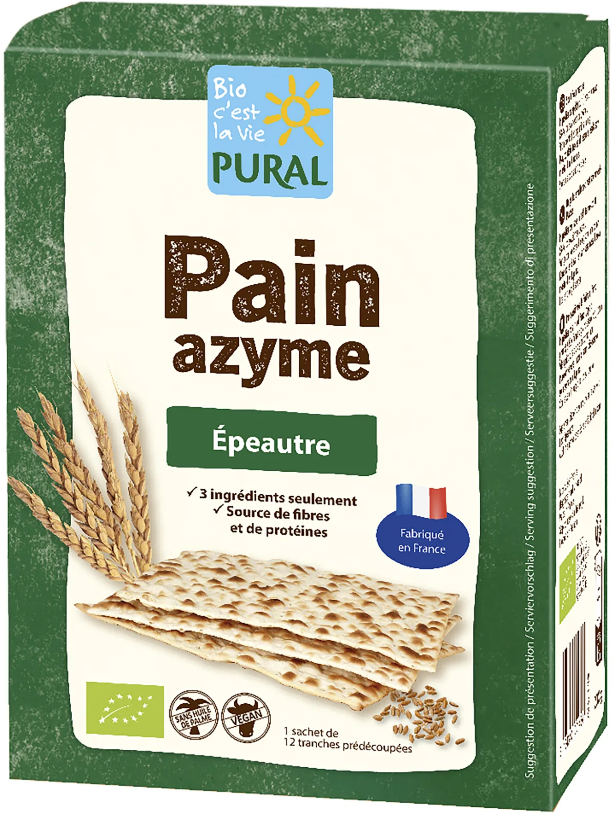 Pain azyme Épeautre