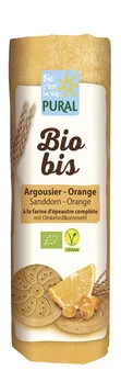 Biobis Sanddorn - Orange Dinkel Doppelkekse Vegan