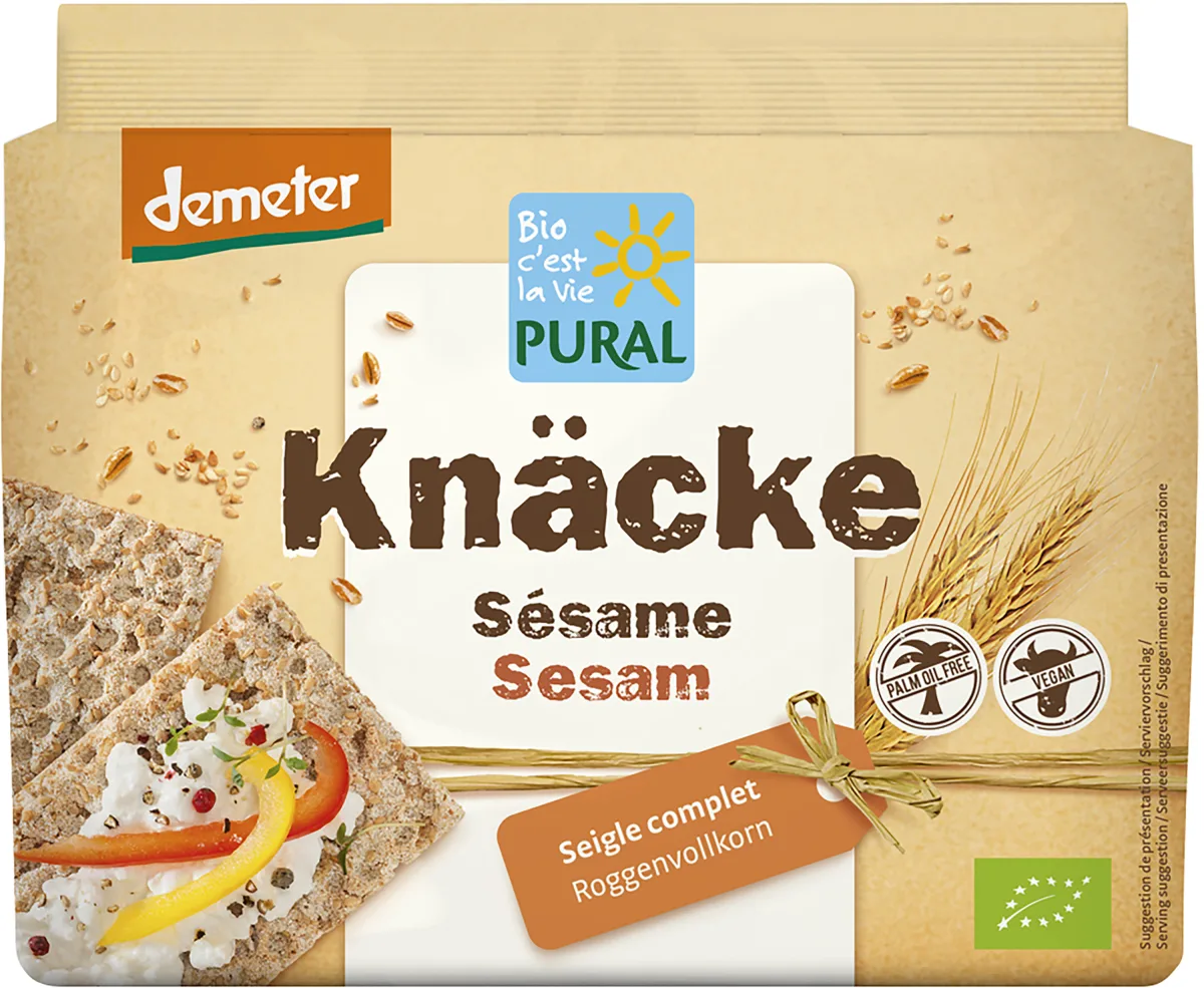 Knäcke au sésame demeter