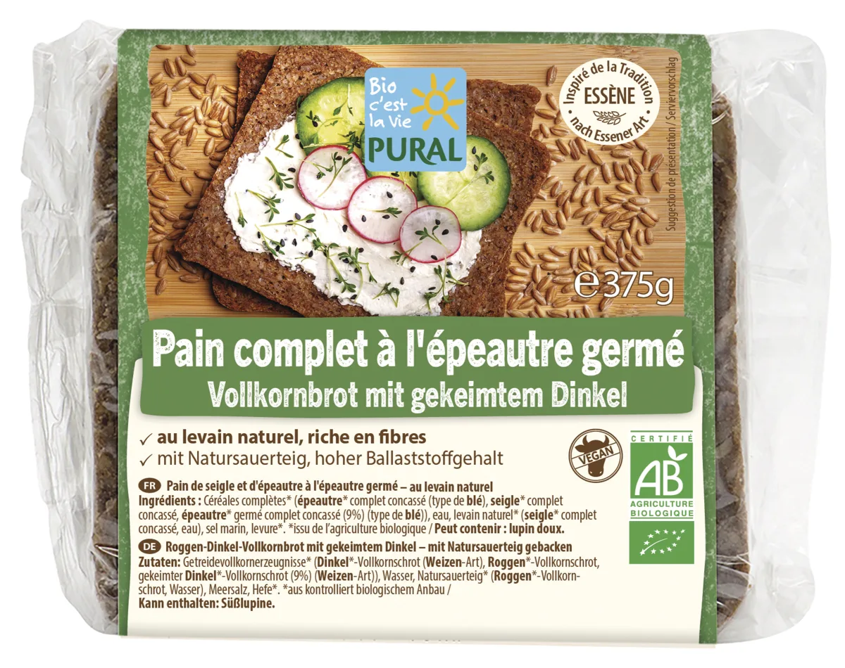 Pain complet à l'épeautre germé