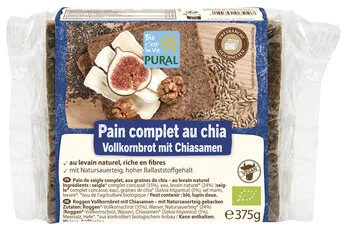 Roggen Vollkorn-Schnittbrot mit Chia