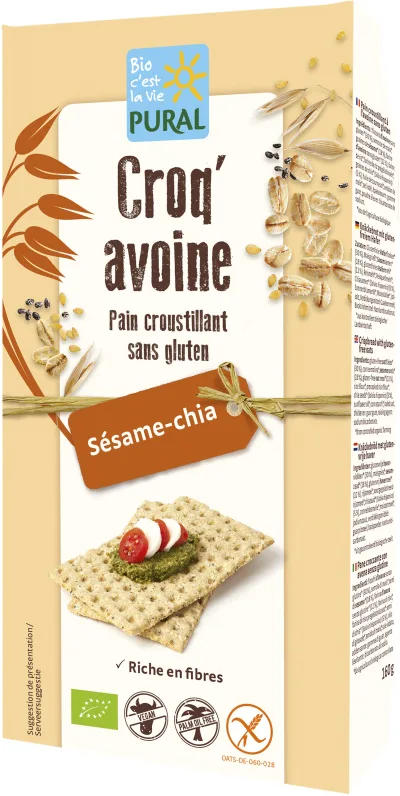 Croq'avoine sésame chia