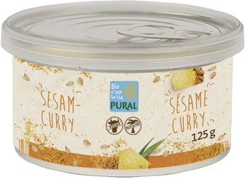 Pflanzlicher Aufstrich Sesam-Curry palmölfrei