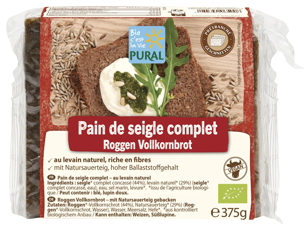 Pain complet de seigle