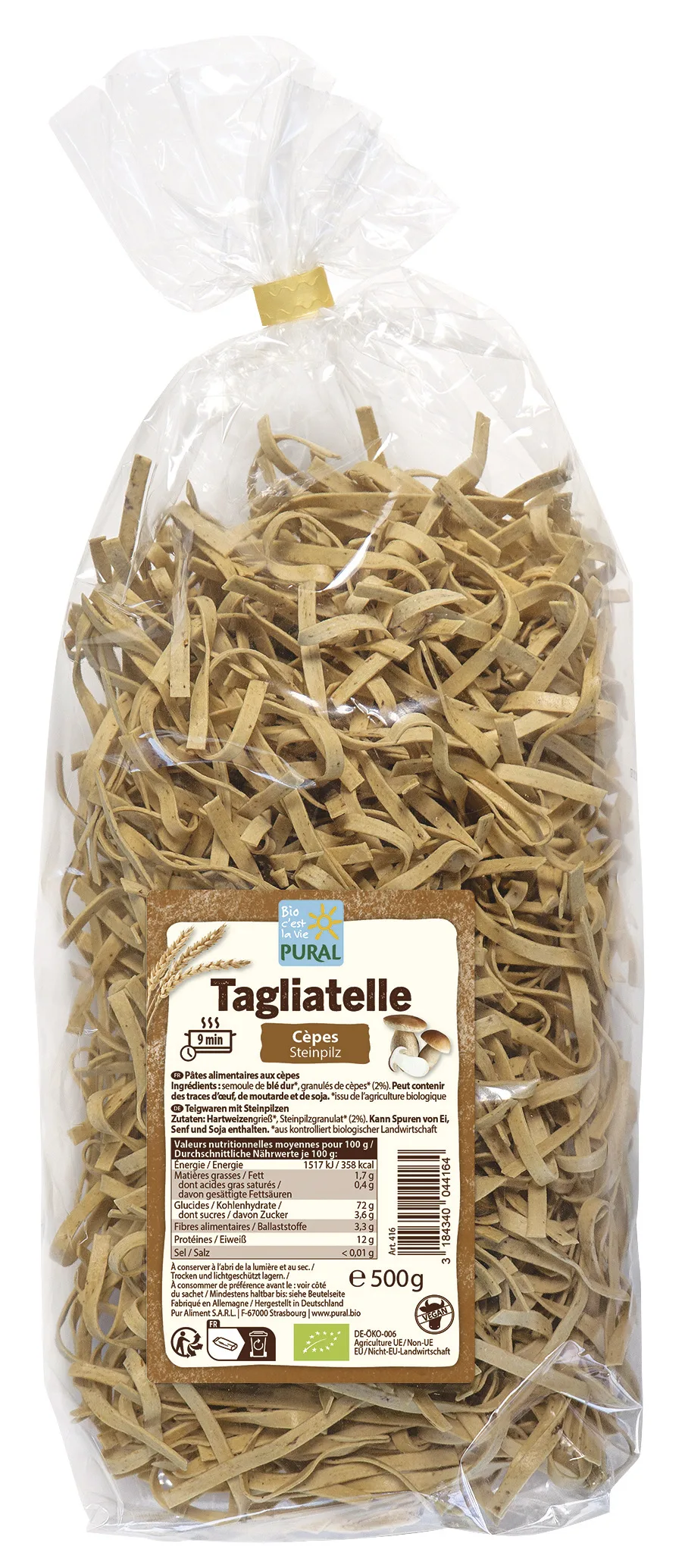 Tagliatelle aux cèpes