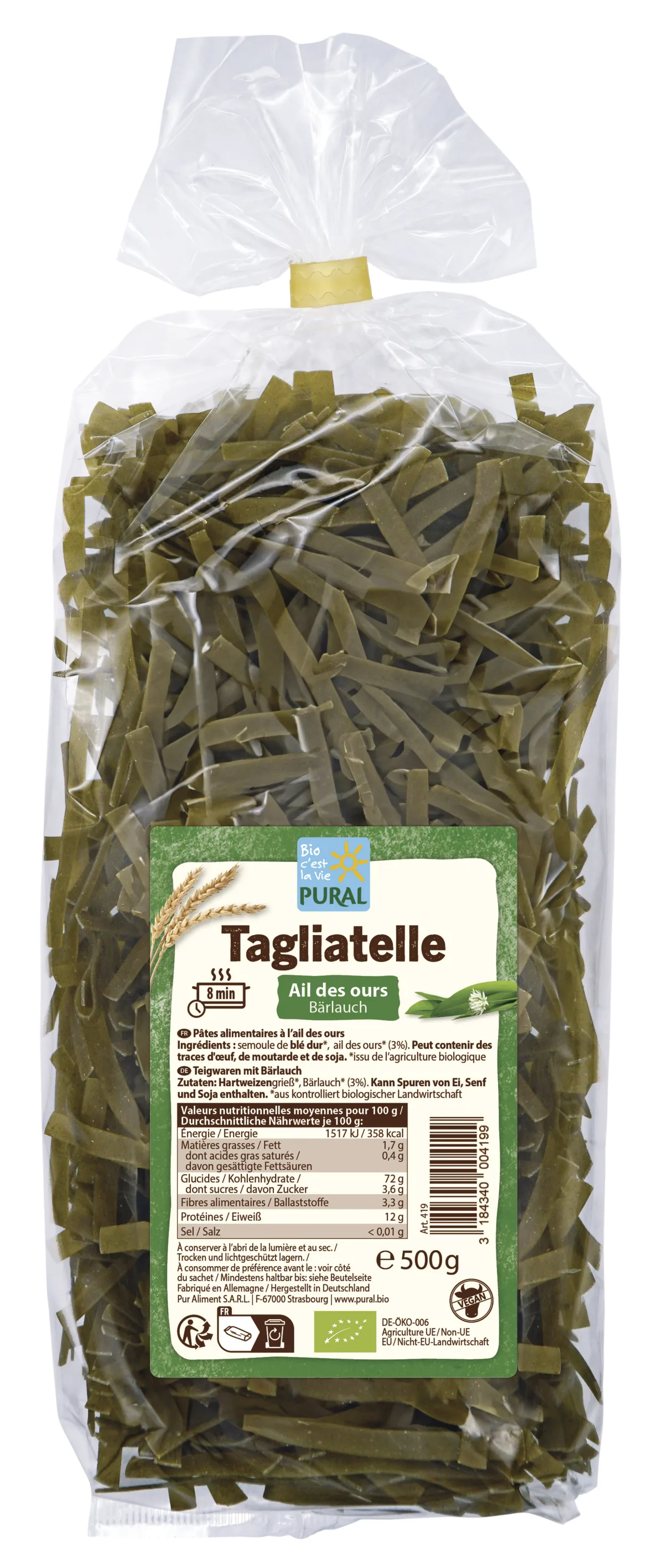 Tagliatelle ail des ours