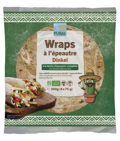 Wraps à l'épeautre complet 4 pcs