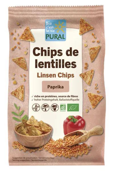 Chips de lentilles Paprika